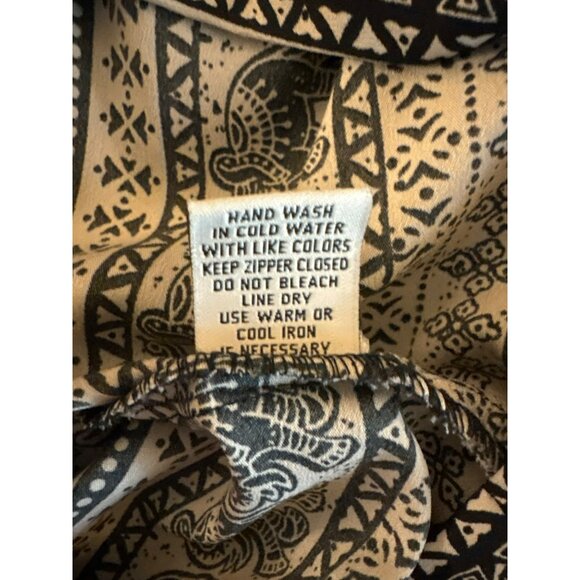 Speed Control New York Black Sleeveless Elephant Print Romper W/ Pockets Size - Picture 5 of 10